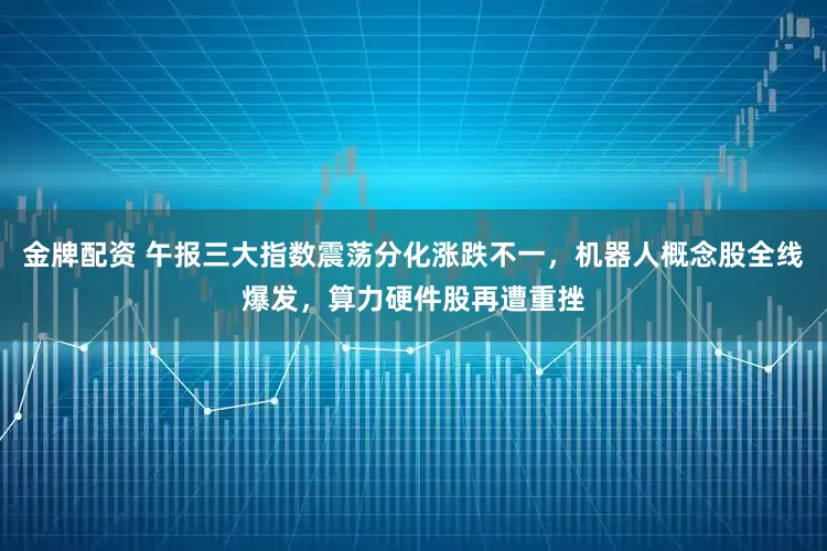 金牌配资 午报三大指数震荡分化涨跌不一，机器人概念股全线爆发，算力硬件股再遭重挫