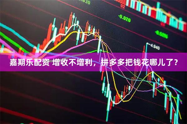嘉期乐配资 增收不增利，拼多多把钱花哪儿了？